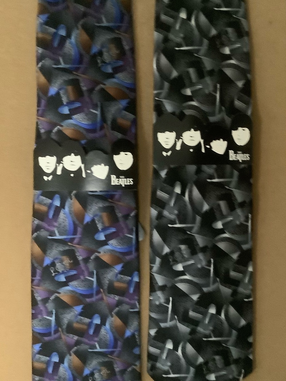 The Beatles Patterned Men's Ties “The Love Drum”